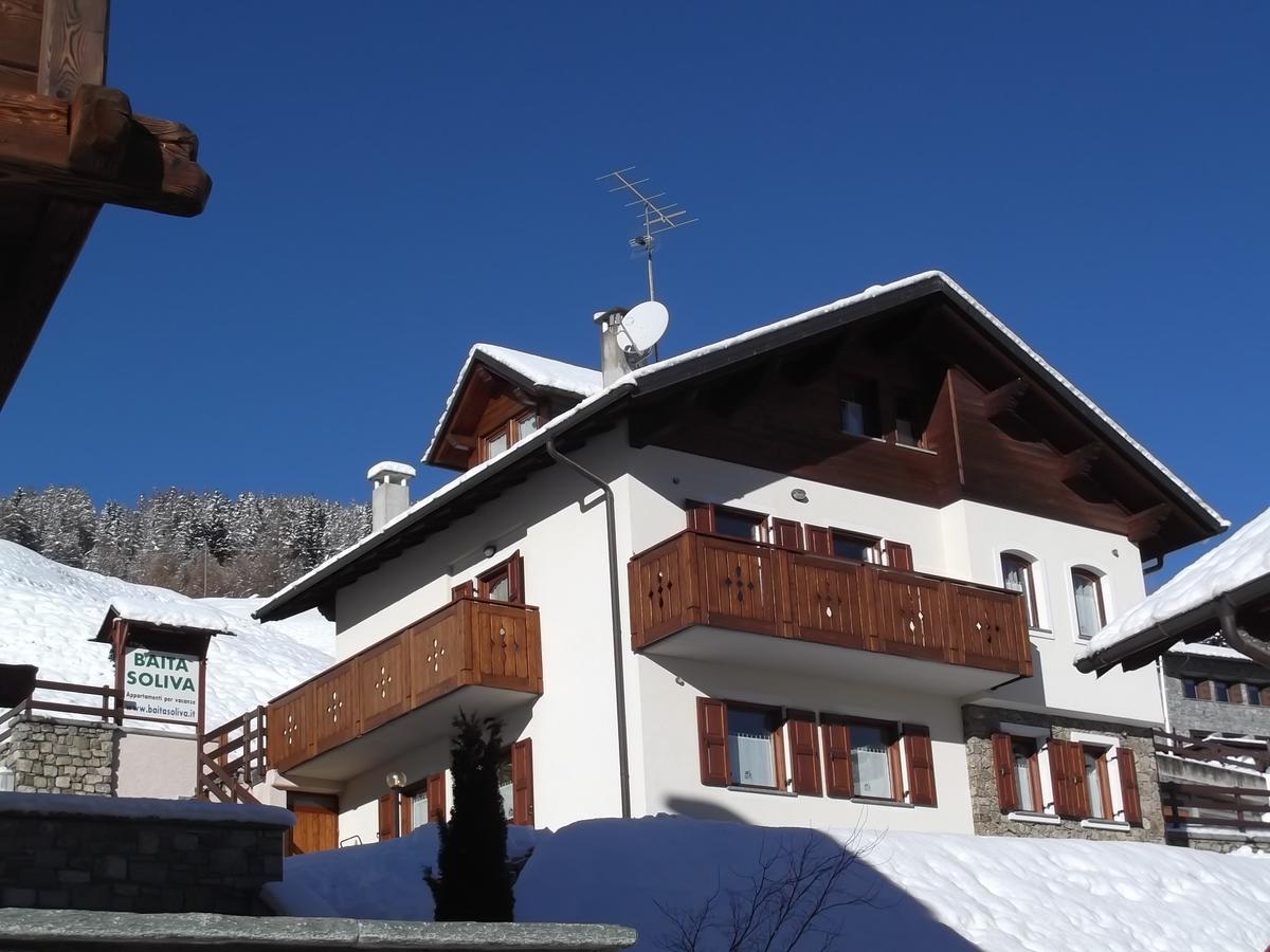 Appartamenti Baita Soliva Oga Exteriér fotografie